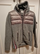 Moncler Boys Grey Zip Up Hoodie - 8 Yrs Approx