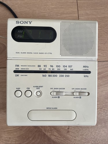 Sony alarm clock - alarm, model