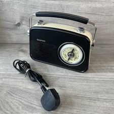 Goodmans Radio Revive AM/FM Classic Model 382663 Tested Working
