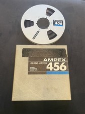Ampex Grand Master 456 Studio Mastering Audio Tape Half inch Reel-to-Reel 