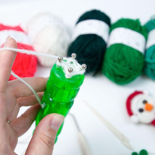 Knit spool loom - spool, knitting