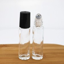 5x 10ml Roll On Glass Bottle