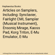 Articles on Samplers