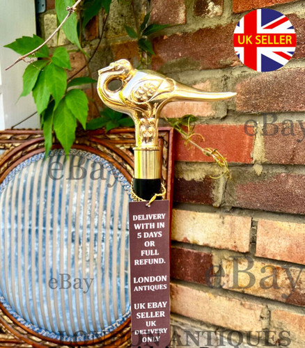 Brass swan handle - brass,