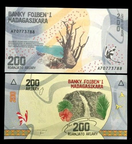 Madagascar 200 ariary - madagascar, banknote