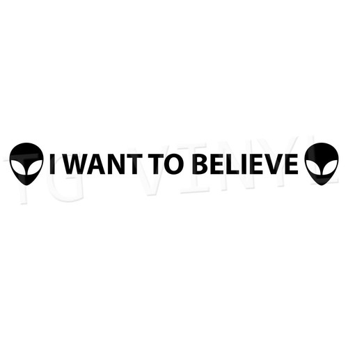 Want to believe vinyl - want,