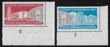 GDR, Mi. No. 750/751 corner