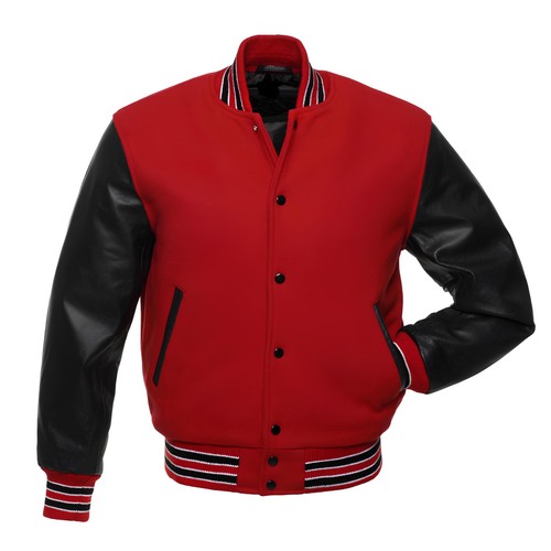 Varsity jacket men black - varsity,