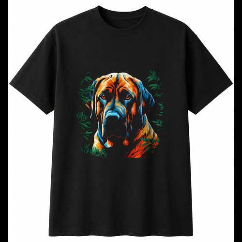 Double exposure mastiff - double,
