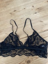 Stella McCartney Clementine Glancing Triangle Bra In Black