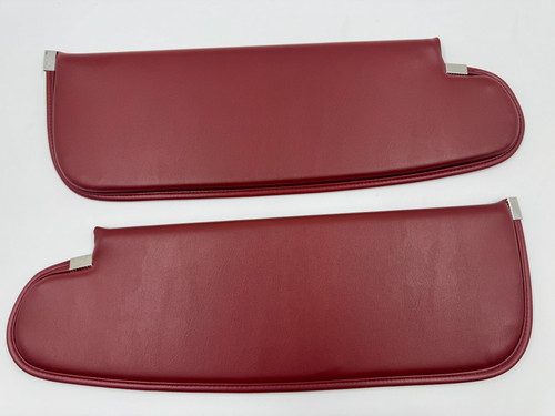 Burgundy sunvisor set for - burgundy,