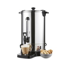 GEEPAS Catering Urn 20L Electric Hot Water Boiler 1650W Tea Urn Stainless Steel