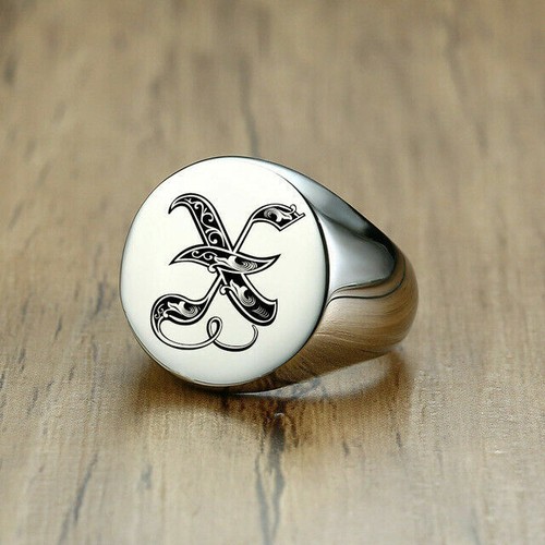 Mens signet ring signature - signet,