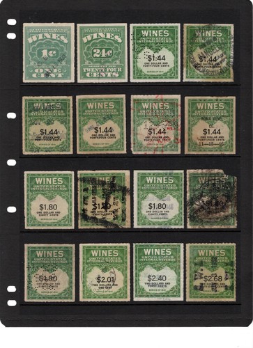 Usa 1916 1941 - usa, wines