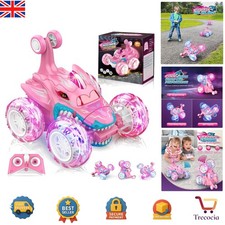 LED Shark-Themed RC Car with 360° Flips for Girls Aged 5-7 - Ultimate Fun