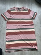 ladies tesco F&F stripey top tshirt size 8