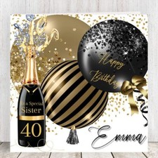 30th 40th 50th Personalised Birthday Card Friend Sister Daughter Niece Female