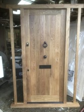 Solid oak front door - solid,