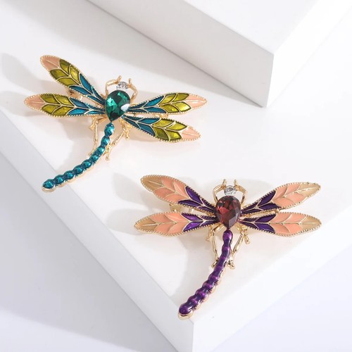 Women enamel animal dragonfly - enamel,