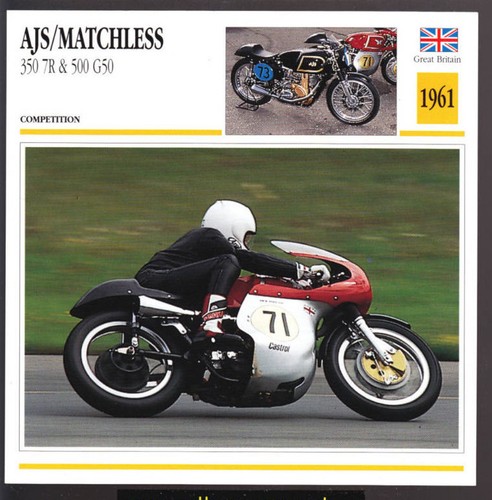 1961 ajs 350cc - boy, racer/