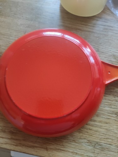Creuset volcanic orange - le,