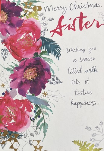 Sister christmas card hallmark - sister,