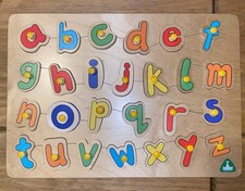 Wooden Alphabet Jigsaw Puzzle