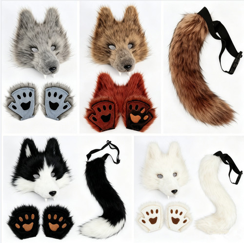 4pcs cosplay wolf - 4pcs,