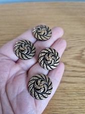 Set of 4 Vintage La Mode Black