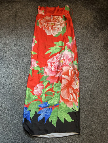 Zara women red floral - zara, maxi