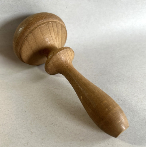 Small wooden darning mushroom - wooden,