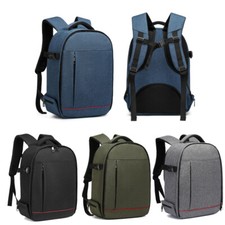 Unisex Water Resistant Polyester Rucksack Shockproof DSLR Backpack Camera Bag