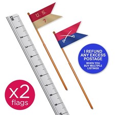 2 X GUIDON FLAGS 7th Cavalry &