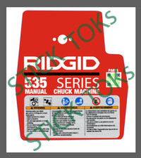 RIDGID 535 REPLICA MANUAL