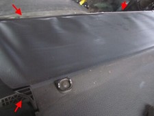 2012 GOLF MK6 PARCEL BLACK SHELF LUGGAGE LOAD BOOT COVER ESTATE OEM 30K MILES