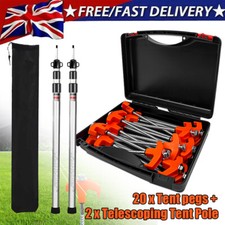 2X Tent Poles Telescopic