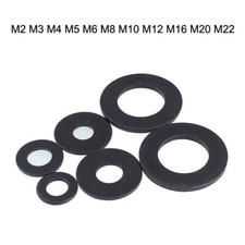 Black Flat Metal Washers Grade