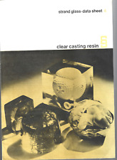 VINTAGE STRAND GLASS  CO LTD ~ 4 PAGE ~ DATA SHEET # 4  ~ CLEAR CASTING RESIN