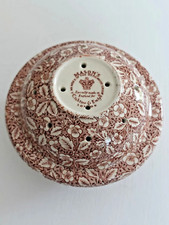 Rare Mason's London Crabtree & Evelyn Ceramic Decorative Floral Soap Dish