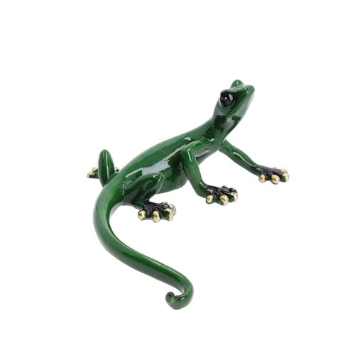 Gecko lizard resin wall shed - lizard,