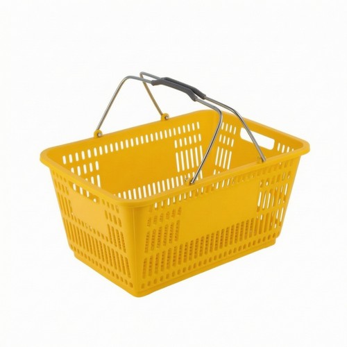 Plastic shopping basket - basket, with