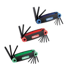 3-Pack Folding Hex Key Set SAE