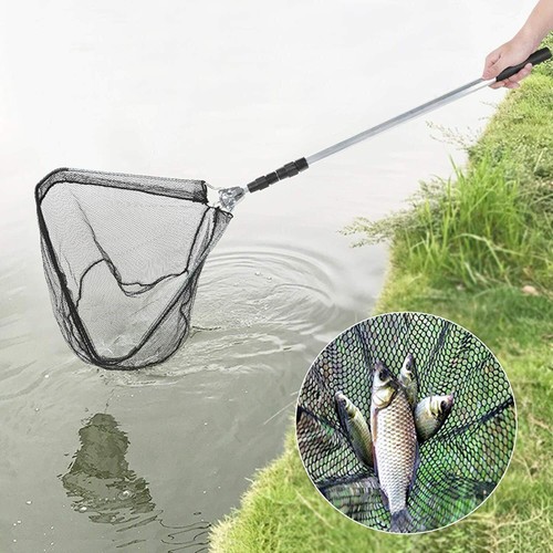 Landing net telescopic folding - net,