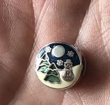 Genuine Pandora Snowy Wonderland Charm Sterling Silver Retired