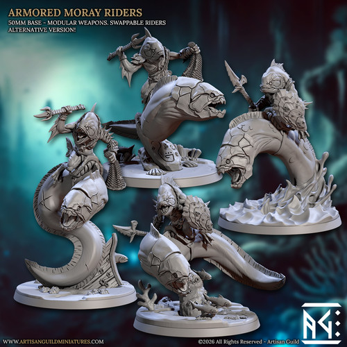 Jurakin sahuagin moray cavalry - jurakin,