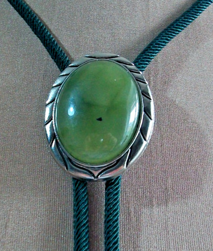 B67 western bolo tie silver - western,