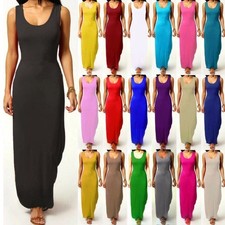 Ladies Long Maxi Dress Summer