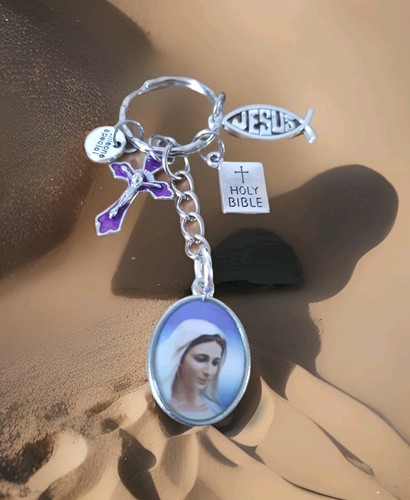 Religious keyring mary - keyring, pendant