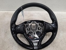 2015 RENAULT CLIO IV 3 Spoke Leather Multifunctional Black Steering Wheel