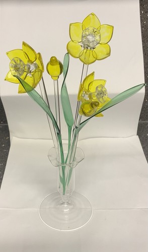 Hand blown vintage art glass - hand,